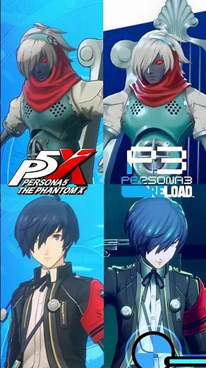 【P3R × P5X】Graphic Comparison