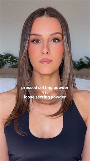 Julia Fittro on Instagram: "Difference between pressed vs. loose setting powder. Which do you guys prefer?? products used: @kosas cloud set loose setting powder @givenchybeauty prisme libre pressed setting powder #settingpowder #makeupeducation"