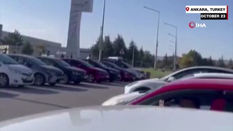 Video shows blast in Turkey’s capital