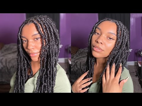 DISTRESSED FAUX LOCS OVER LOCS | Easy Tutorial | Beginner Friendly