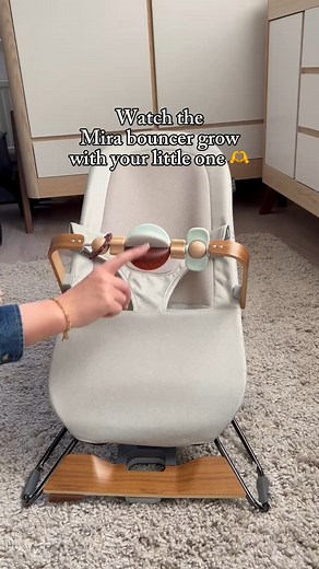 The UPPAbaby Mira Baby Bouncer soothes baby from the newborn stage & beyond 🥰 Its smart design makes it super easy to transition to toddler stage by simply flipping the fabric over. The recline adjustment is great for switching from playtime to downtime & it allows for easy storage when you’re ready to put it away for the next baby 🫶 #uppababy #babybouncer #bouncer #babyfurniture #newbornbouncer | Natural Baby Shower