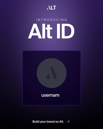 Alt • Trading Card Marketplace on Instagram: "Alt ID is now live! 🆕 Build your brand on Alt. Put your logo and profile front and center on every auction listing to build trust and get discovered by more buyers. Set up your ID today on the Alt app."