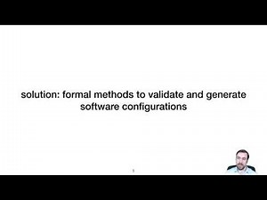 Inferring and Securing Software Configurations using Automated Reasoning (Teaser, ESEC/FSE 2020)