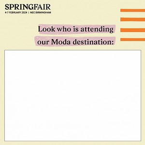 Spring Fair is only 4 days away!朗 This year Moda, the ultimate fashion destination will welcome more than 6500 buyers across 3 sectors; Jewellery & Watch, Fashion Accessories, Clothing & Footwear. Join them to find the best selling products of next season and build connections that are most important for you business. Are you coming? Get your free ticket:https://eu1.hubs.ly/H07hzPk0 | Spring & Autumn Fair | Facebook