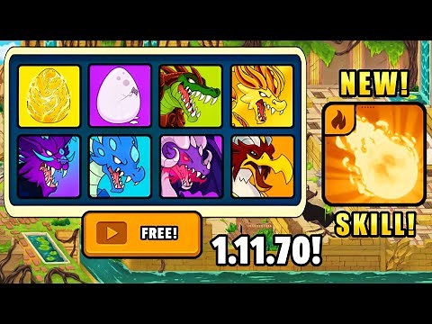 Dynamons World New Update 1.11.70 Gryphynos Exclusive Skill Ultra Fireball 🤩 #dynamonsworld #pokemon