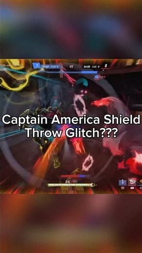 Captain America Shield Throw *GLITCH* | #marvelrivals #shorts