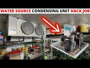 HVACR: Refrigeration Water Cooled Condensing Unit HACK JOB Replacement-Condensing Unit Installation