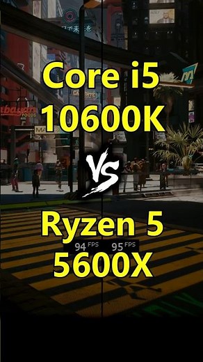i5 10600K OC vs Ryzen 5 5600x OC - Test in Games