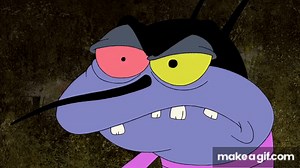 Joey cockroach angry face on Make a GIF