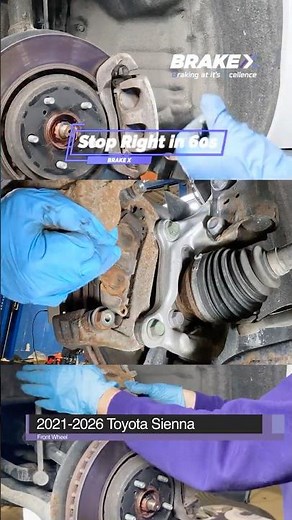 Toyota Sienna Front Brake Job 2021-2026 | Complete DIY Guide #Toyota #Sienna #ToyotaSienna