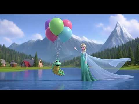 Elsa’s Caterpillar Balloon Adventure 🎈🐛 | Colorful & Fun Kids’ Journey!