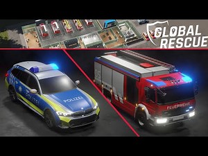 GLOBAL RESCUE 🚒 Wir Bau die neue LEISTSTELLE für Polizei und Feuerwehr