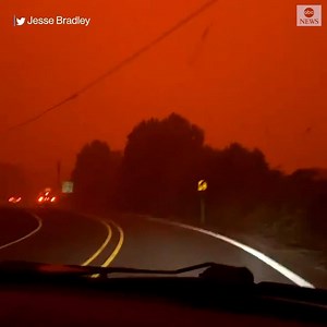 Residents evacuated from Molalla, Oregon, as the sky turned crimson from smoke and cinders as wildfires have continued to burn across Western states. https://abcn.ws/3bP1SpS | ABC News
