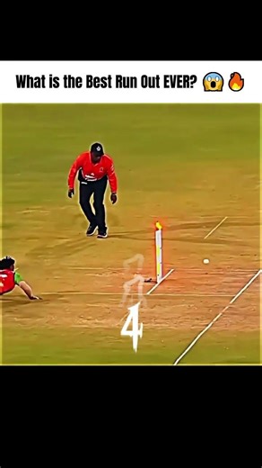 What is the Best Run Out EVER? 😱🔥 l #cricket #cricketfans #impossible