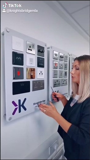 Knightsbridge Knights: Screwless switches & sockets