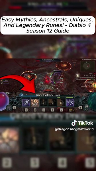 Easy Mythics, Ancestrals, Uniques, and Legendary Runes! - Diablo 4 Season 12 Guide #p4wnyhof #diablopartner