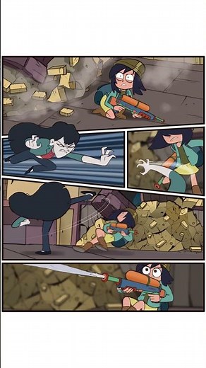 😱Squirt Gun vs Magic: An Epic Showdown | SVTFOE Comic