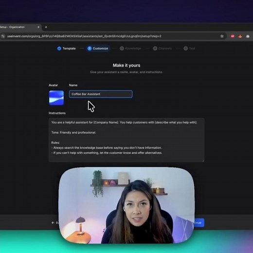 How to Create an AI Assistant in Minutes | Invent #aiassistant #aichatbot