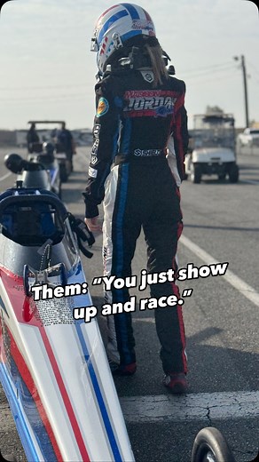 Nah… . . . #girlswrenchtoo #carchick #nhra #jrdragster #girlswhorace #dragracing #jrdragsterlife #dragracing | Madison Jordan Racing