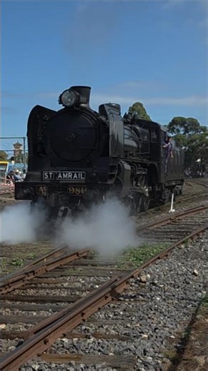1915 Victorian Railways built A2 class light engine out of the depot