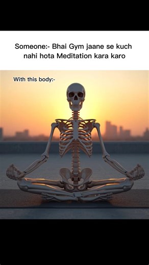 Muscle vs. Mindfulness: The Struggle is Real. 💀#motivation#funny#viral#relatable#memes#shrots