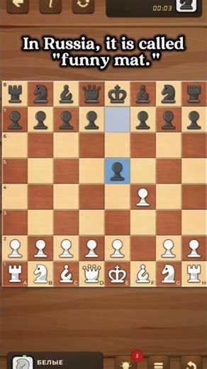 Do you know the fastest checkmate in chess? #chess