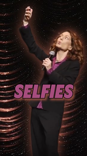 Behold, the invention of the selfie 📷 Kitty is on tour NOW! Taking her new show 'Gladgame' on the road 🌻 Get your tickets today! Visit ➡️ https://www.kittyflanagan.com/#gigs | Kitty Flanagan