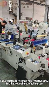 Chema Machine Upgraded Die Cutting Machine ,High speed, high precision, compact design
