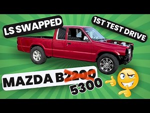 Unveiling the Beast: LS Swapped Mazda B2200 Pickup | First Test Drive Revealed
