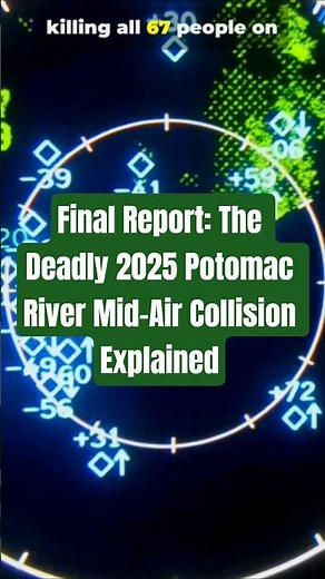 Final Report: The Deadly 2025 Potomac River Mid-Air Collision Explained #aviation
