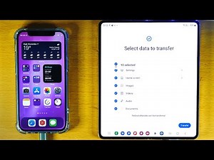 How To Transfer Data from iPhone to Samsung Galaxy Z Fold 4!