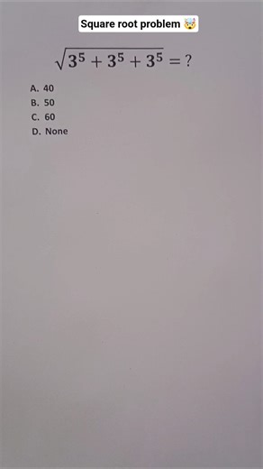 square root problem 🤯/#maths #mathstricks #olympiad #mathematics ##shortsfeed #squareroot#shorts#ssc
