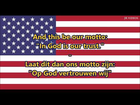 Amerikaans Volkslied (EN/NL tekst) - Anthem of USA (Dutch)