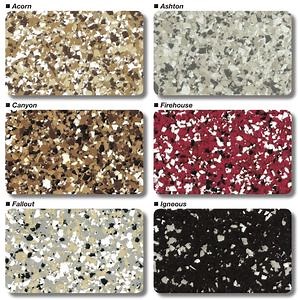 [Hot Item] Decorative Color Chip Flake Colors Garage Floor Paint Chips