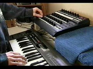 Roland Alpha Juno-1 with Behringer BCR2000