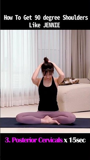 Get BLACKPINK Jennie's 90 degree shoulders in a week🔥#shorts