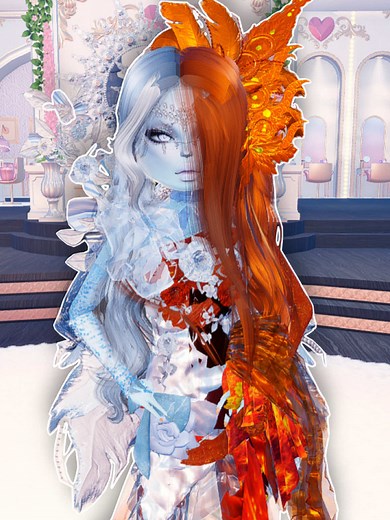Dress to Impress: Ice vs Fire Theme Non-VIP Version