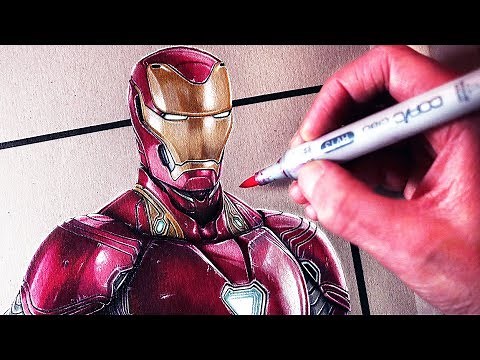 Let's Draw IRON MAN - AVENGERS: INFINITY WAR - FAN ART FRIDAY