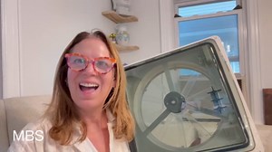 14" RV Roof Vent with 10-Speed Reversible Control, 12V Super Quiet RV Vent Fan for Camper, Trailer, and RV Bathroom, RV Exhaust Fan with Remote Control, Temperature & Rain Sensor, Removable Screen