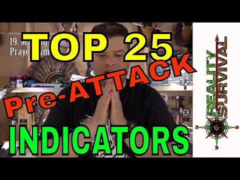 Top 25 Pre-Attack Indicators for Self Defense
