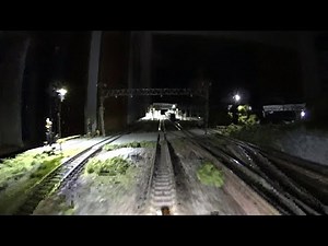 Ｎゲージ、車載カメラ、地下を含めて一筆書きに走ってみました