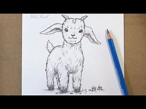 How to Draw a Goat Step by Step | Pencil Drawing