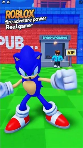 ROBLOX SONIC FIRE ADVENTURE POWER REAL SPEED & FIRE COMBO #gaming #video #viral #funny #memes #fyp 🆒