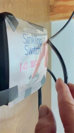 How to install an Sinktop Air Switch to run a Garbage Disposal under your sink