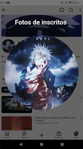 Avaliando fotos de inscritos