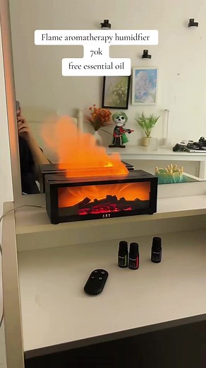 Flame Aromatherapy Humidifier for Relaxation