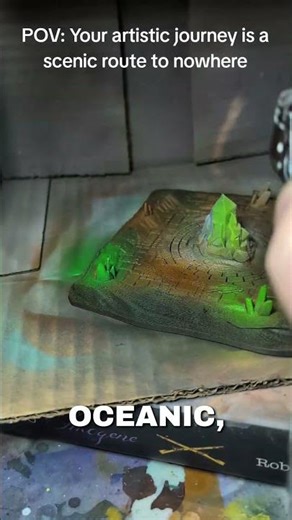 painting some.warmachine terrain #painting #3dprinting #warmachine