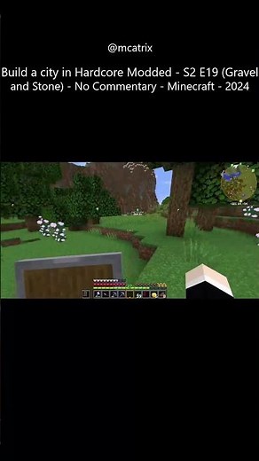 Build a city in Hardcore Modded - S2 E19 (Gravel and Stone) - No Commentary - Minecraft -2024 PART 4