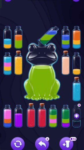 Can you solve the special FROG level? 🐸 | Water Sort Puzzle #shorts