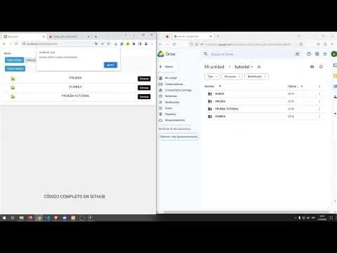 API GOOGLE DRIVE CON PHP (CREAR - ELIMINAR ARCHIVOS Y CARPETAS ) CÓDIGO COMPLETO